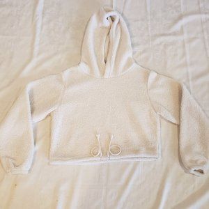 Cropped White Wild Fable Medium Hoodie